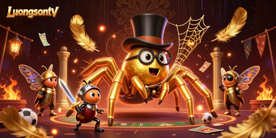 Engage with Luongsontv's live sports betting featuring vibrant characters and dynamic casino elements.