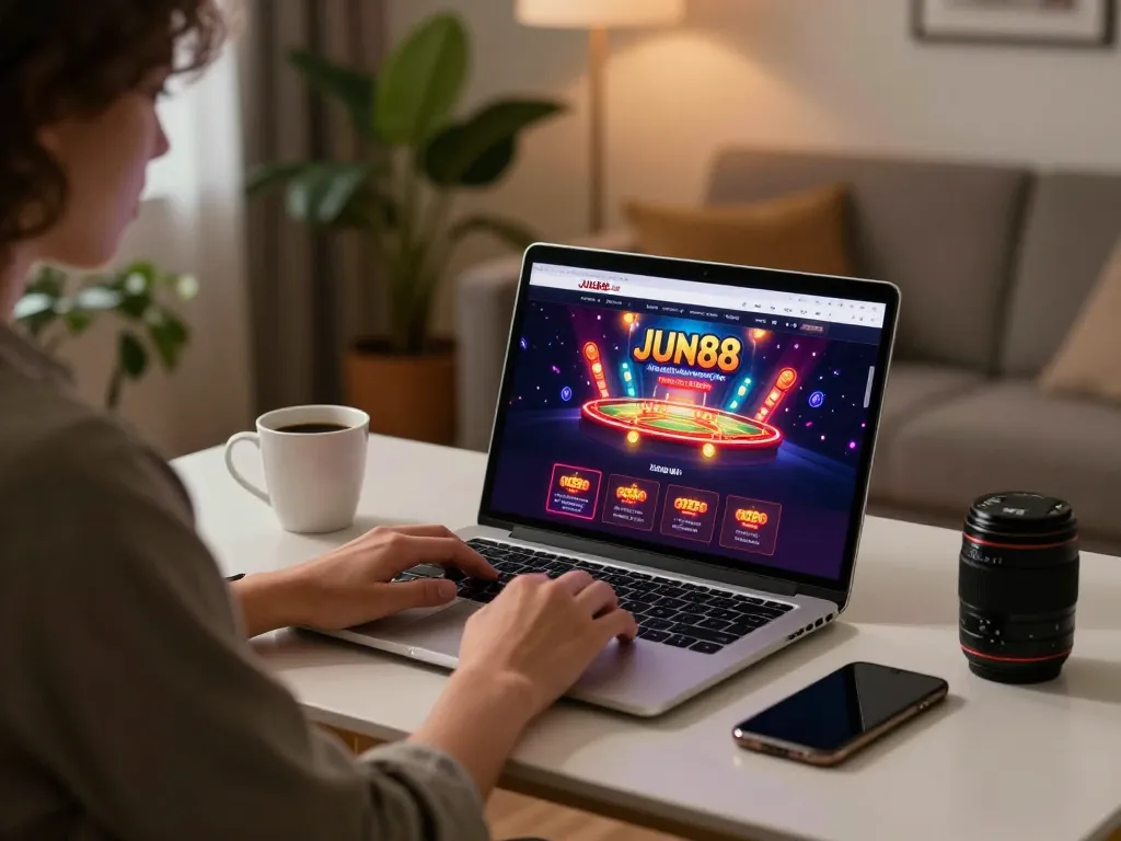 Engage with Jun88 through immersive online gaming from the comfort of home.