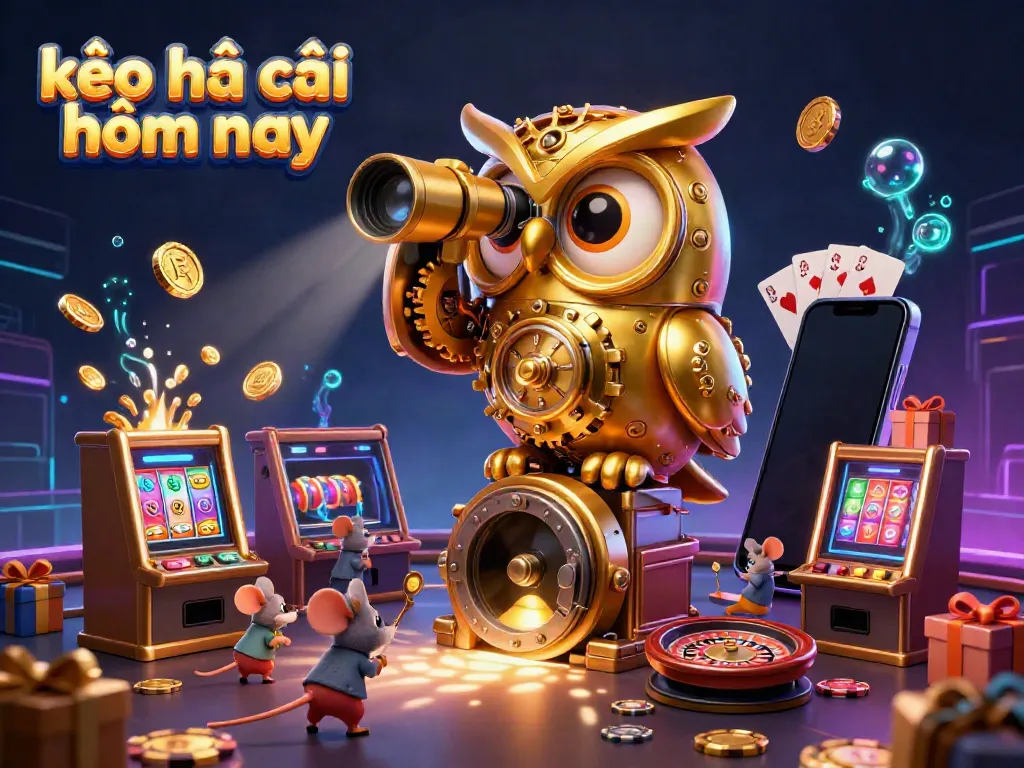 Discover exciting kèo nhà cái hôm nay with dynamic 3D casino elements and vibrant characters.