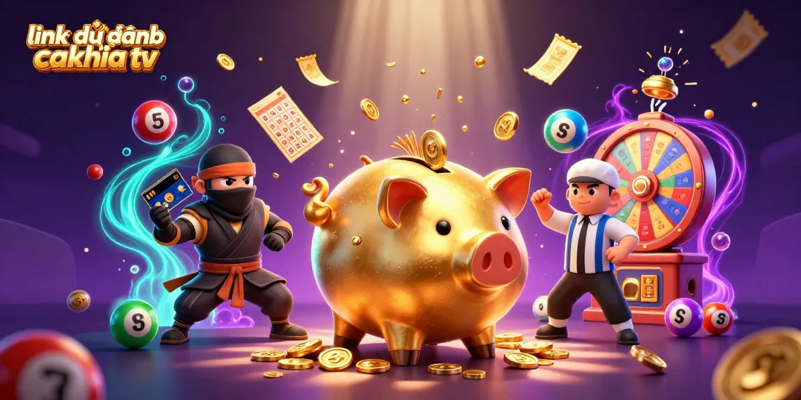 Experience the excitement of link dự phòng cakhia tv with vibrant lottery elements and energetic characters.