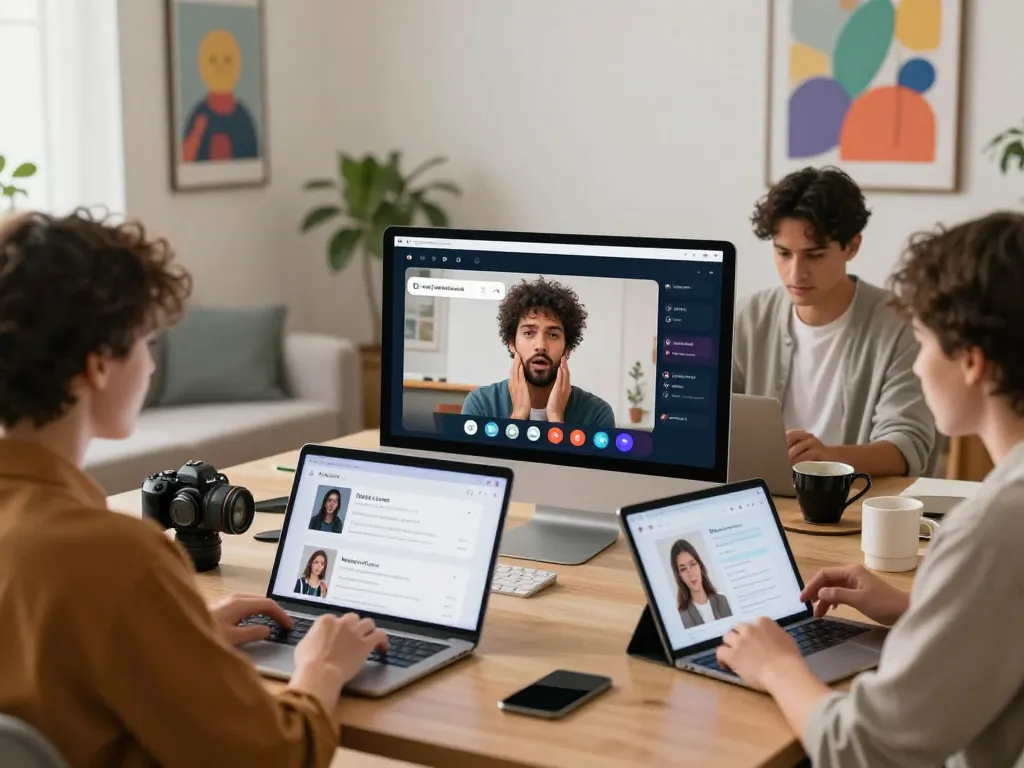 Engaging users exploring crush on ai in a modern digital workspace with vibrant chat interfaces and advanced AI characters.