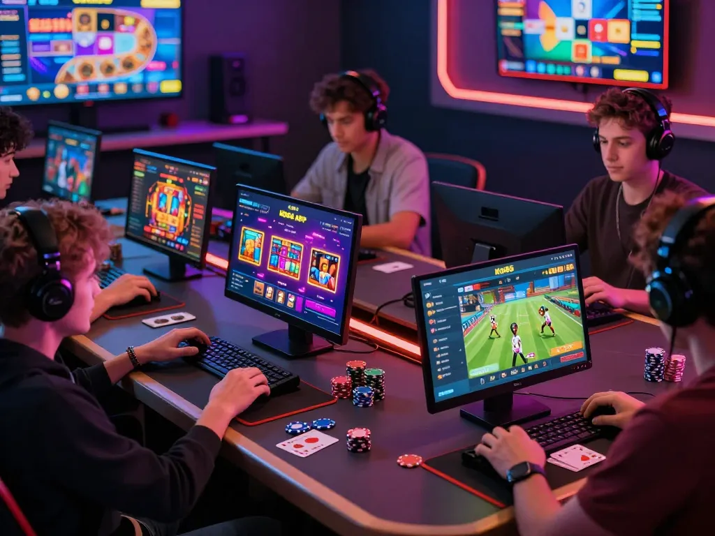 Engaging players using the KO66 APP on multiple devices, showcasing an immersive online gaming experience.