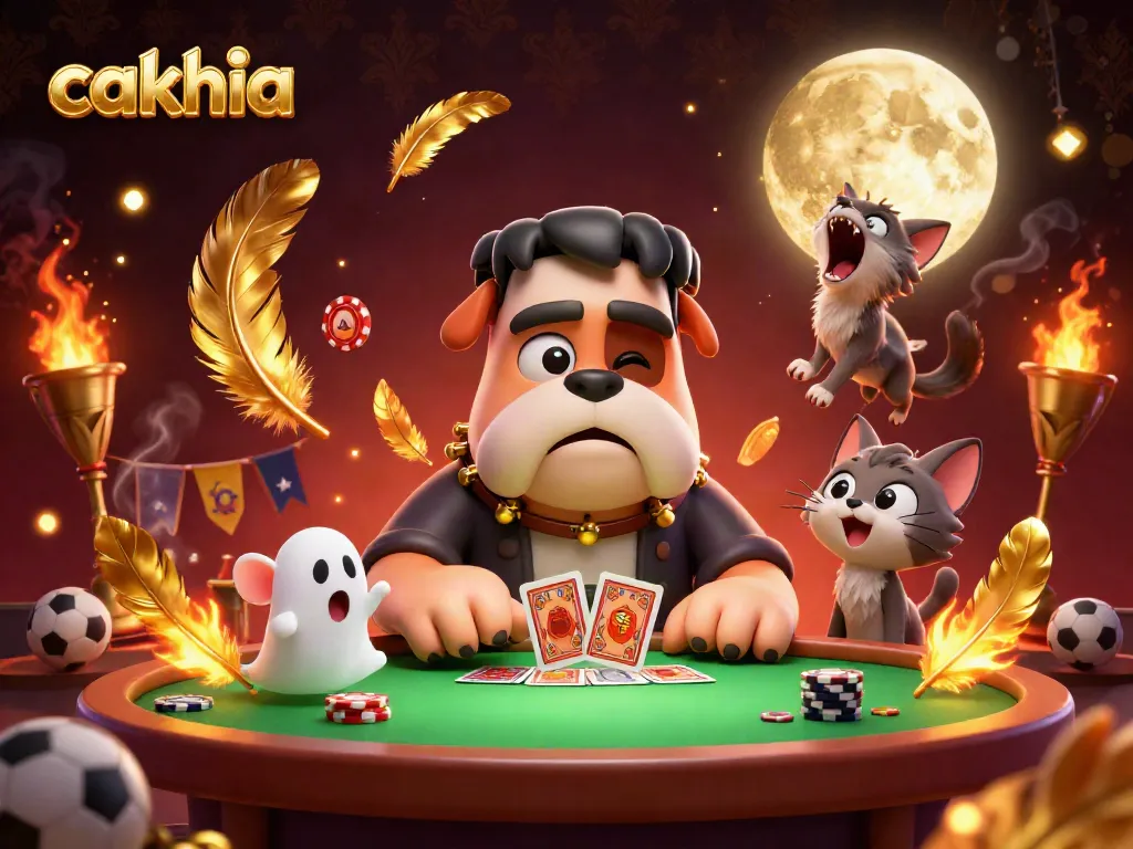 Cakhia enhances betting experiences with a lively sports-themed 3D illustration featuring dynamic characters.