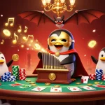 Experience Nhà Cái Go88 with thrilling poker action amidst vibrant casino elements.