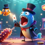 Win big while enjoying xem bóng đá with vibrant underwater characters and gaming elements.