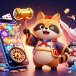 xem lại highlight ngoại hạng anh with 3D cartoon raccoon and colorful slot games erupting coins
