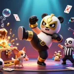 Experience trực tiếp bóng đá hôm nay with energetic animal spectators and vibrant sports betting elements in a lively 3D scene.