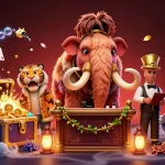 Enjoy thrilling gaming action at lương sơn tv as dynamic characters check IDs at a vibrant casino entrance.
