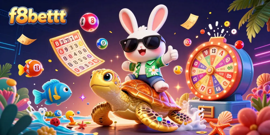 Experience the excitement of f8bettt with vibrant cartoon characters and dynamic casino elements.