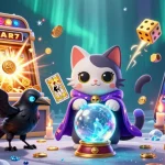 Experience thrilling nohu casino action with mystical characters in an explosive jackpot scene.